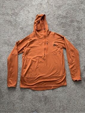 Backcountry Orange Hooded Pullover